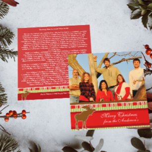Newsletter zur Back Moose Christmas Card Einladung