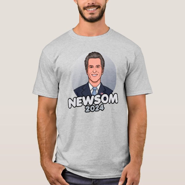 NEWSOM 2024 T-Shirt (Vorderseite)