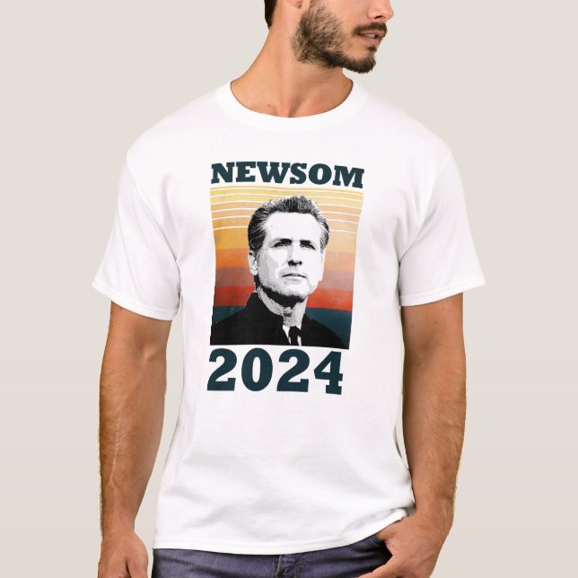 NEWSOM 2024 T-Shirt (Vorderseite)