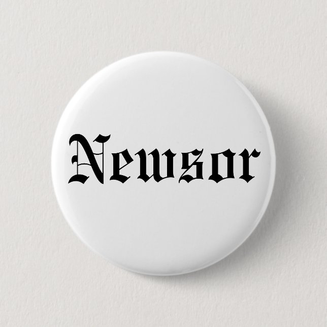 Newsor Button (Vorderseite)