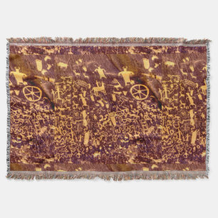 Newspaper Rock Amerikanische Ureinwohner Utah Decke