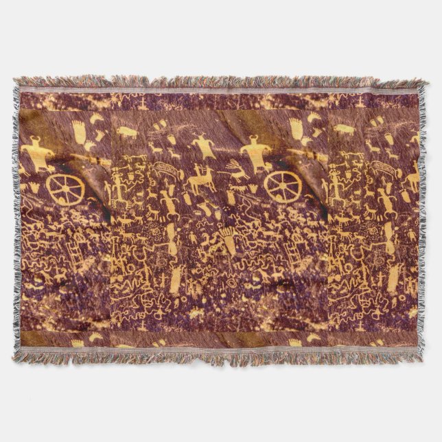 Newspaper Rock Amerikanische Ureinwohner Utah Decke (Vorderseite)