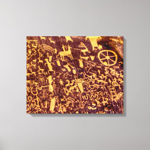 Newspaper Rock Amerikanische Ureinwohner Utah Leinwanddruck