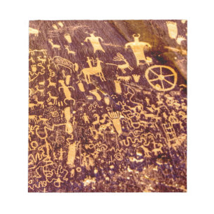 Newspaper Rock Amerikanische Ureinwohner Utah Notizblock