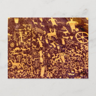 Newspaper Rock Amerikanische Ureinwohner Utah Postkarte
