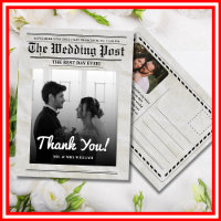 Newspaper Wedding Einzigartiges Vintages Elegant V