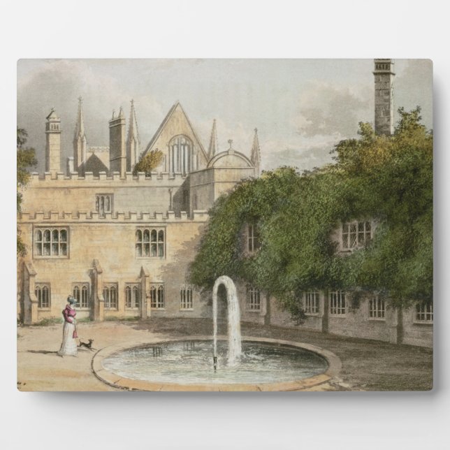 Newstead Abbey, from R. Ackermann’s (1764-1834) 'R Fotoplatte (Vorderseite)