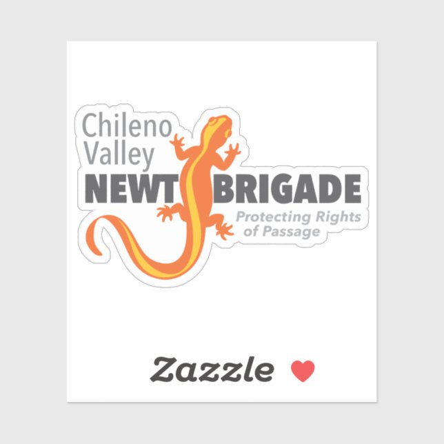 Newt Brigade Custom Cut Vinyl Sticker (Blatt)