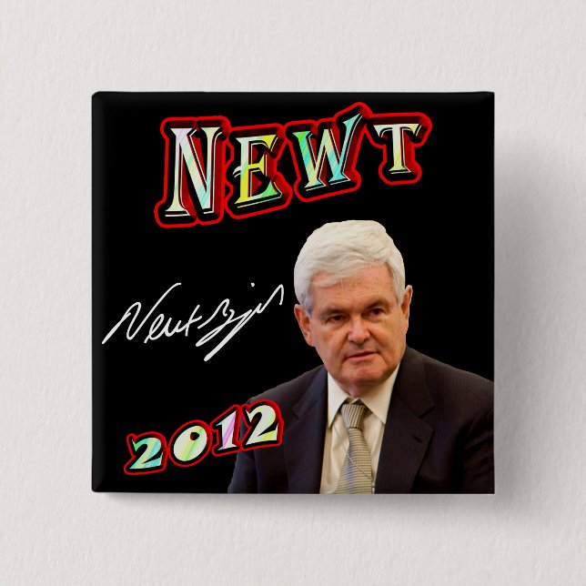 Newt Gingrich 2012 Button (Vorderseite)