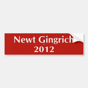 Newt Gingrich 2012 (v101) Autoaufkleber