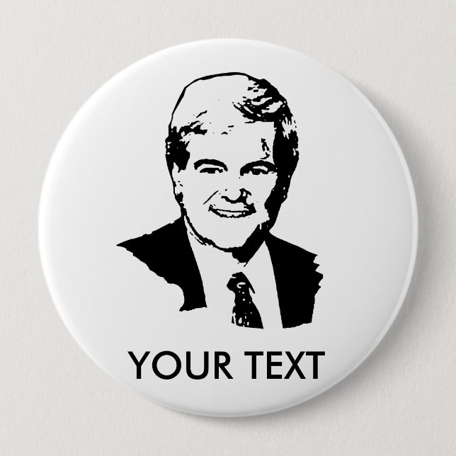 Newt Gingrich Button (Vorderseite)