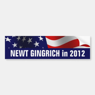 Newt Gingrich für Präsidenten im Jahre 2012 Autoaufkleber