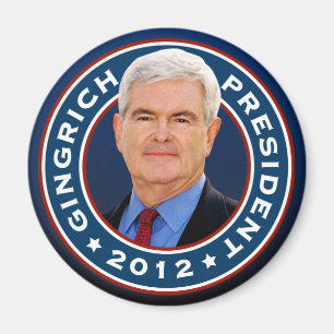 Newt Gingrich Konservativer für Präsident Magnet