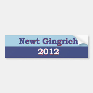 Newt Gingrich politisch Autoaufkleber