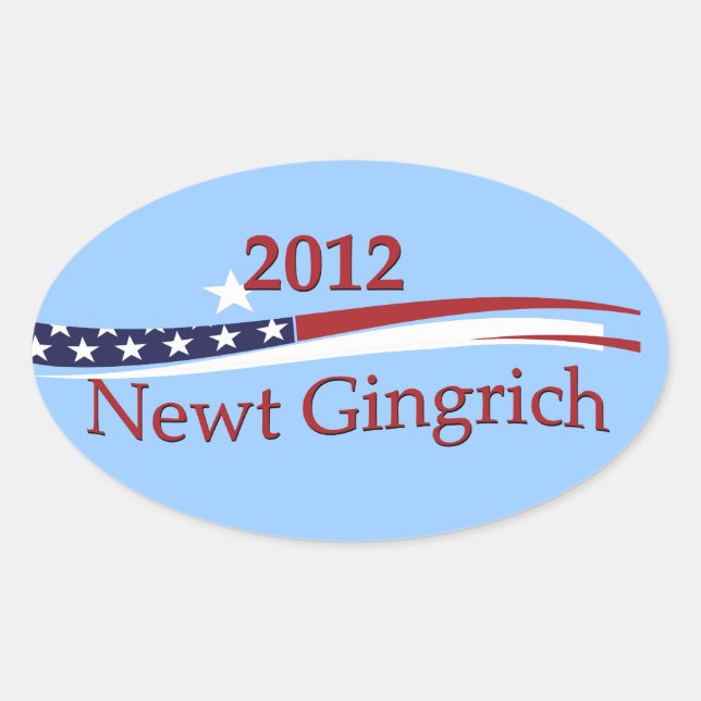 Newt Gingrich Stickers (Vorderseite)