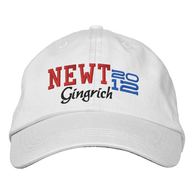 Newt Gingrich Zwölf 2012 Bestickte Kappe (Vorderseite)