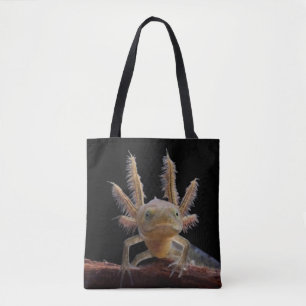 Newt larve mit Haube