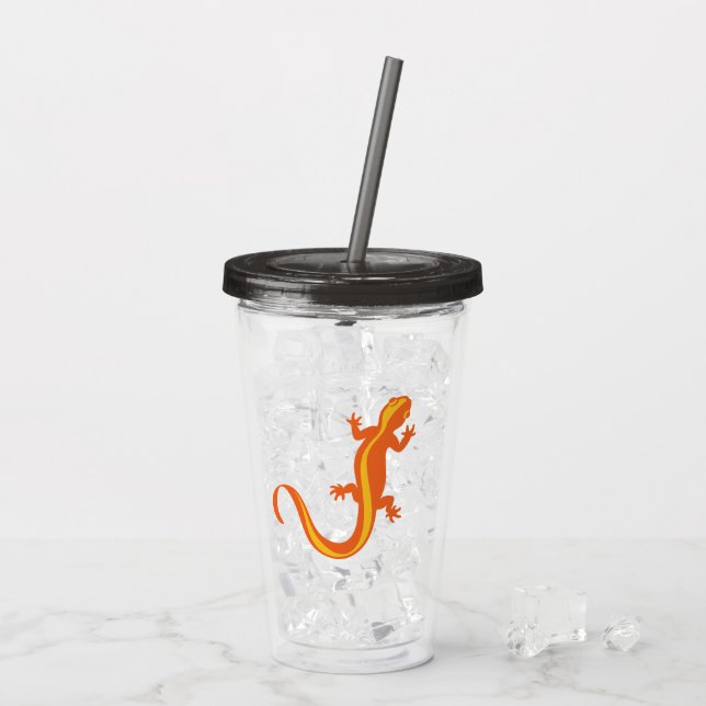 Newt Logo Acrylic Tumbler Acryltrinkbecher (Rückseite Ice)