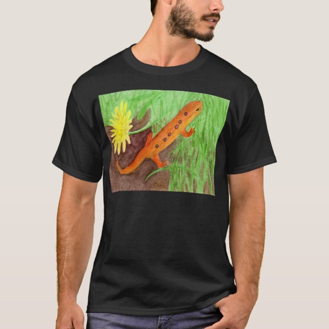 Newt Newt Oster, Rote Osterfarbe T-Shirt (Vorderseite)
