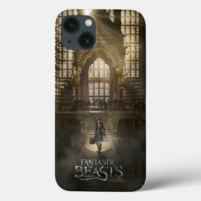 NEWT SCAMANDER™ am Hauptsitz von MACUSA™ Case-Mate iPhone Hülle (Rückseite)