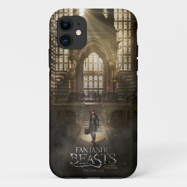 NEWT SCAMANDER™ am Hauptsitz von MACUSA™ Case-Mate iPhone Hülle (Rückseite)
