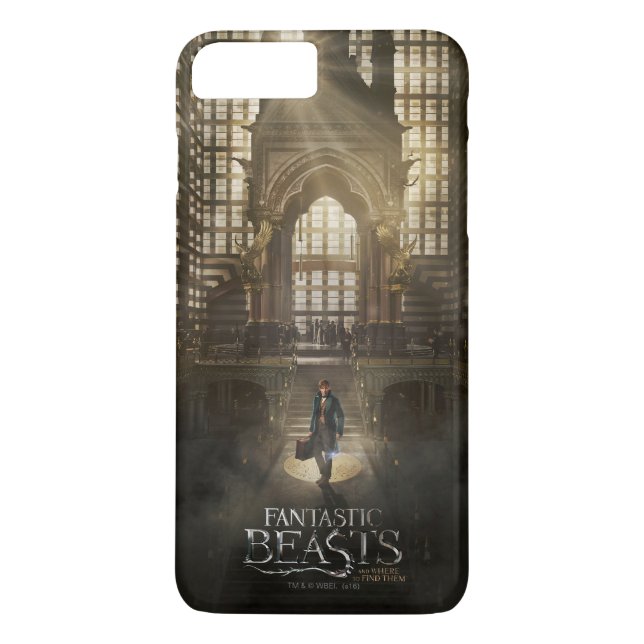 NEWT SCAMANDER™ am Hauptsitz von MACUSA™ Case-Mate iPhone Hülle (Rückseite)