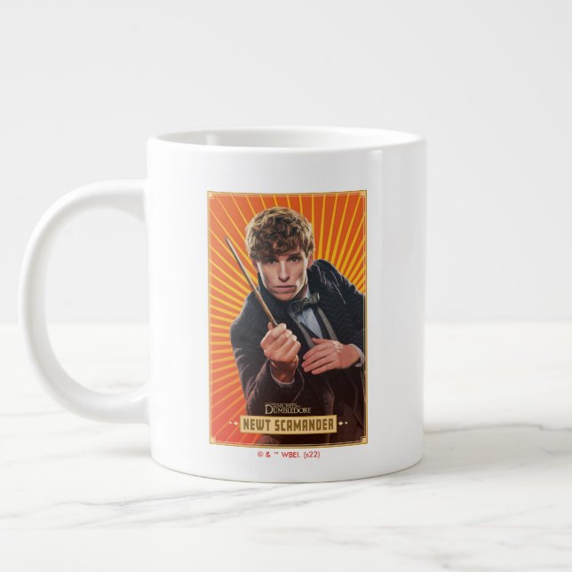 Newt Scamander Character Graphic Jumbo-Tasse (Links)