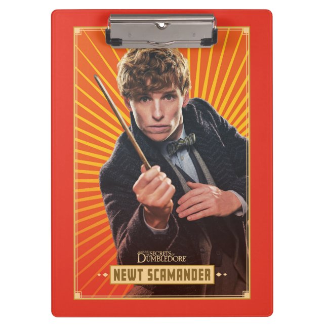 Newt Scamander Character Graphic Klemmbrett (Vorderseite)