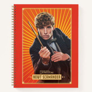 Newt Scamander Character Graphic Notizbuch