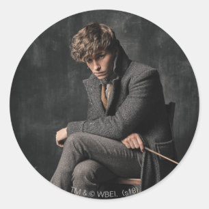 NEWT SCAMANDER™ Foto Runder Aufkleber