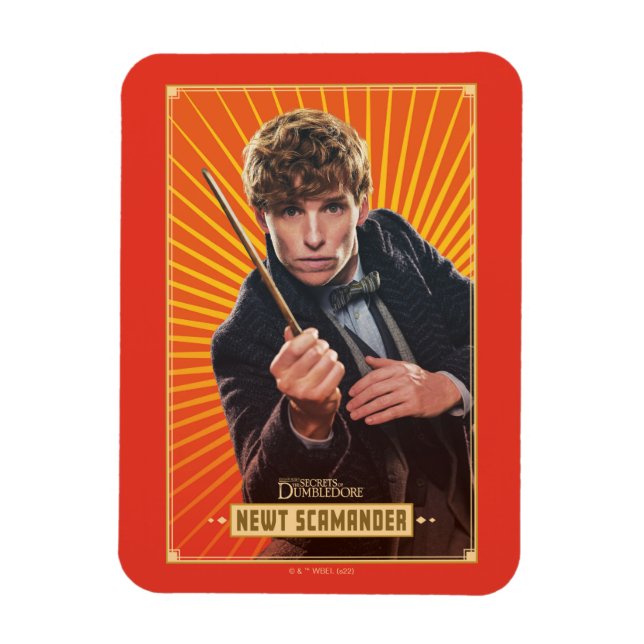 Newt Scamander Graphic Magnet (Vertikal)