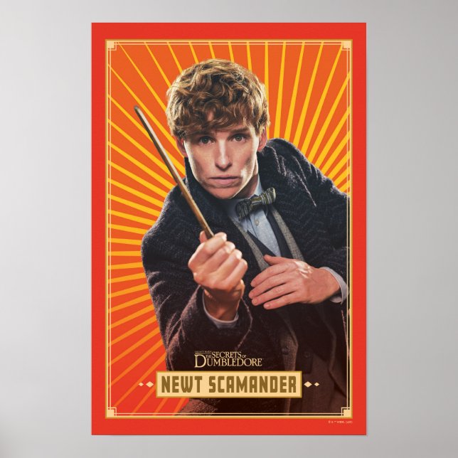 Newt Scamander Graphic Poster (Vorne)