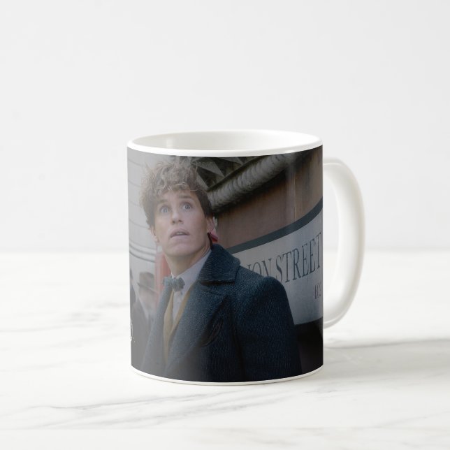 NEWT SCAMANDER™ im Londoner Foto Kaffeetasse (VorderseiteRechts)
