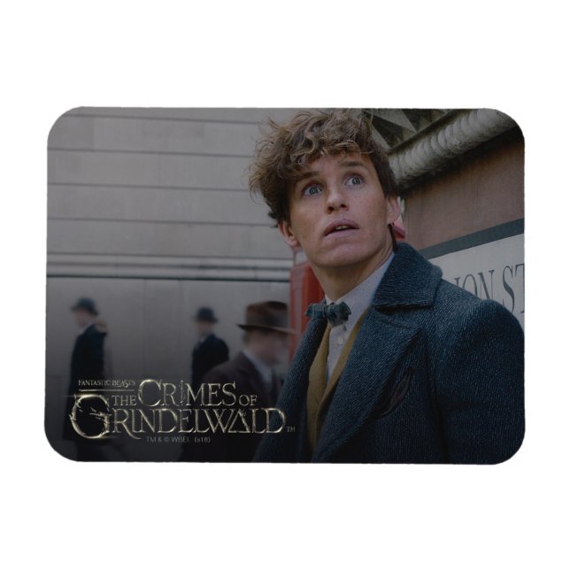 NEWT SCAMANDER™ im Londoner Foto Magnet (Horizontal)