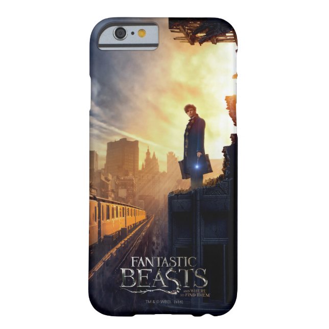 NEWT SCAMANDER™ in zerstörtem Gebäude Case-Mate iPhone Hülle (Rückseite)