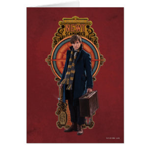 NEWT SCAMANDER™ Stehend Art Nouveau Panel