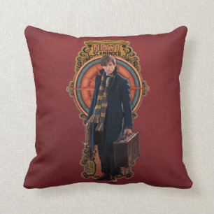 NEWT SCAMANDER™ Stehend Art Nouveau Panel Kissen
