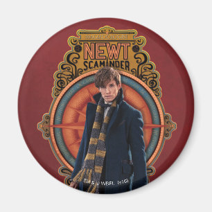 NEWT SCAMANDER™ Stehend Art Nouveau Panel Magnet