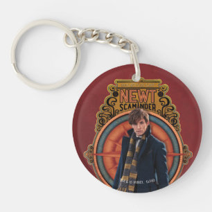 NEWT SCAMANDER™ Stehend Art Nouveau Panel Schlüsselanhänger