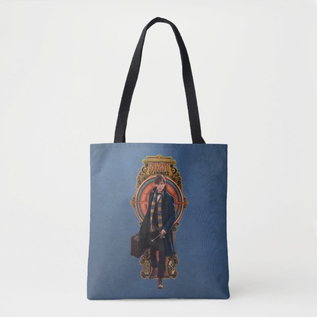 NEWT SCAMANDER™ Walking Art Nouveau Panel (Vorderseite)
