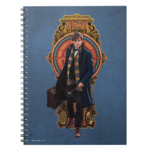 NEWT SCAMANDER™ Walking Art Nouveau Panel Notizblock