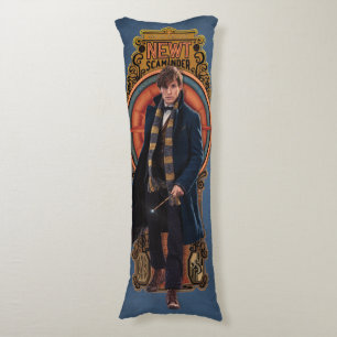 NEWT SCAMANDER™ Walking Art Nouveau Panel Seitenschläferkissen