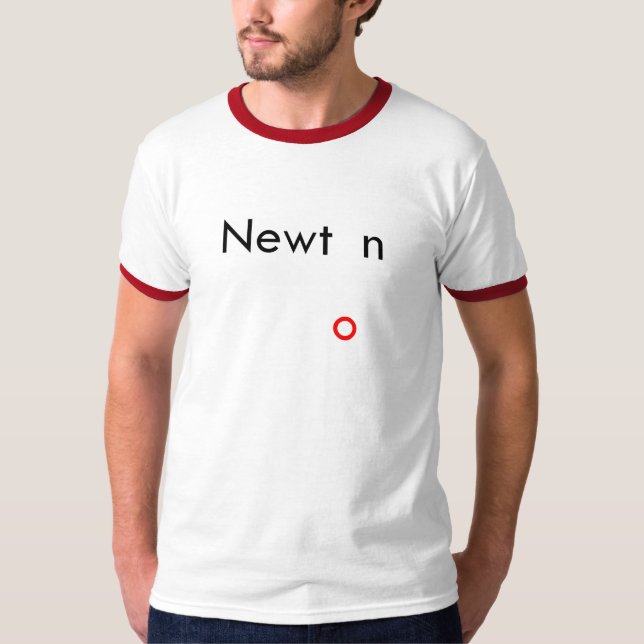 Newton (Apfelfälle) T-Shirt (Vorderseite)