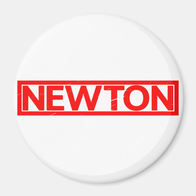 Newton-Briefmarke Magnet (Vorne)