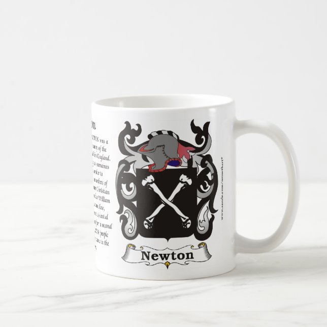 Newton-Familien-Wappen Tasse (Rechts)