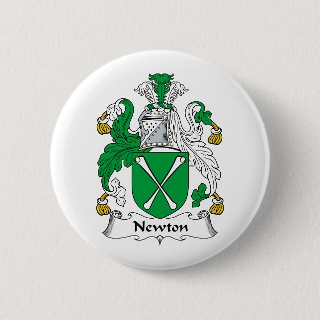 Newton-Familienwappen Button (Vorderseite)