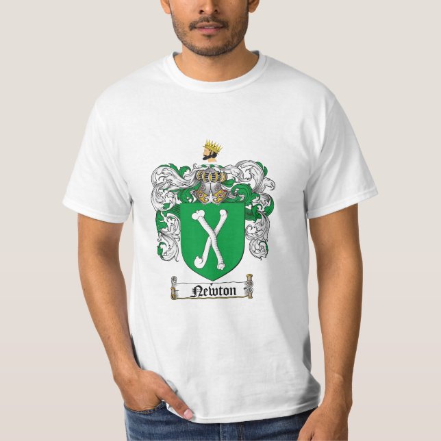 Newton-Familienwappen - Newton-Wappen T-Shirt (Vorderseite)