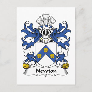 Newton Familienwappen Postkarte
