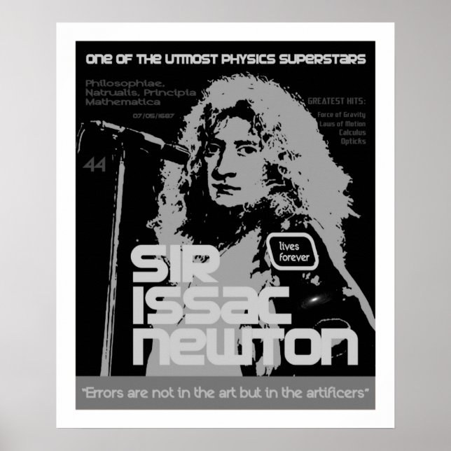 Newton Poster (Vorne)