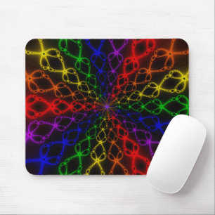 Newton Rainbow Rainbow Fraktal Art Mousepad
